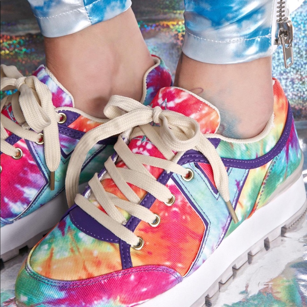 Yru TieDye sneakers from dollskill